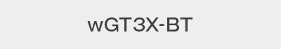 wGT3X-BT Monitor