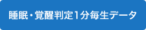 睡眠・覚醒判定１分毎生データ